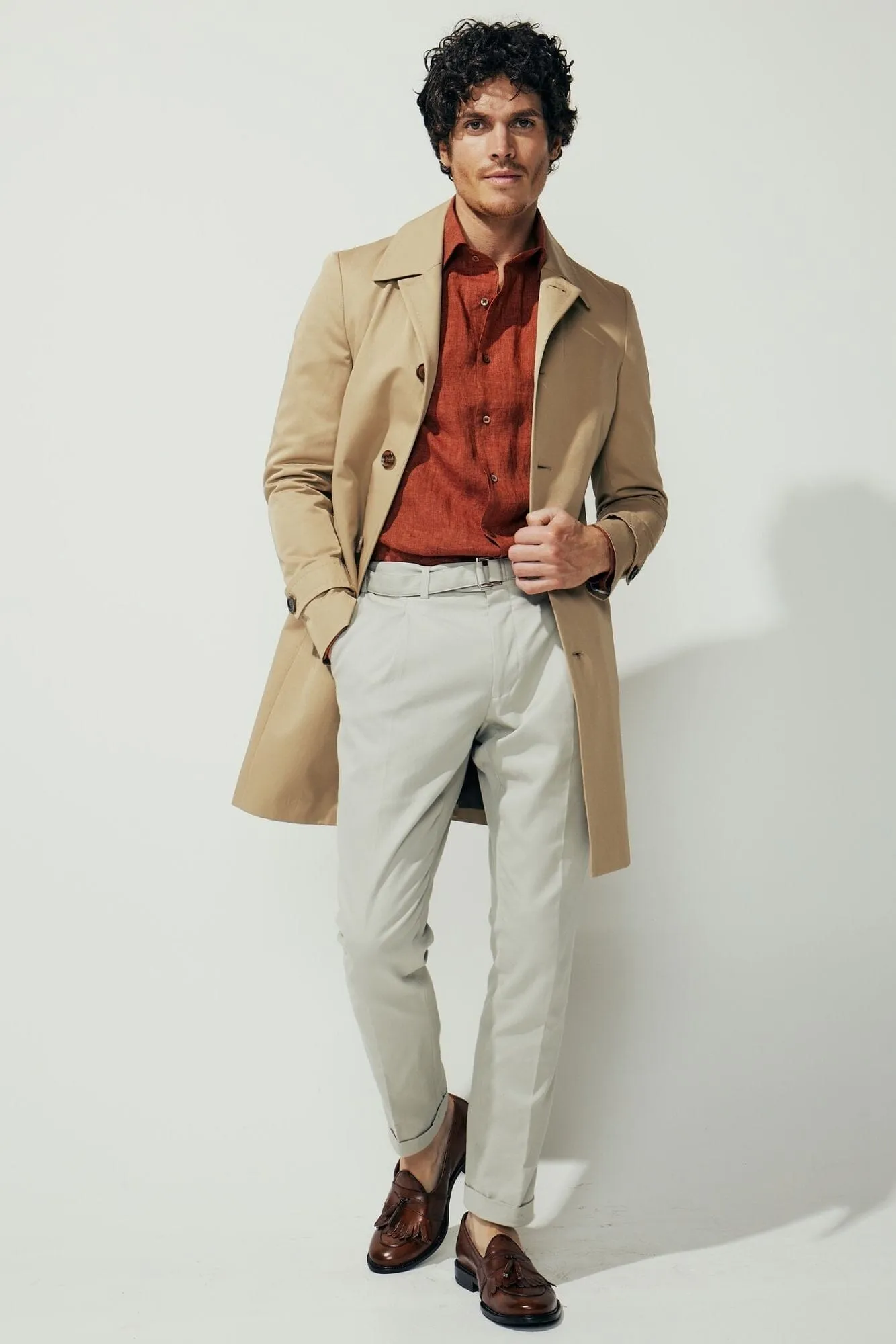 Spencer Car Coat Sand Tech Cotton