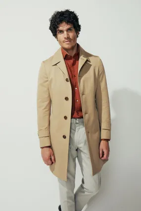 Spencer Car Coat Sand Tech Cotton