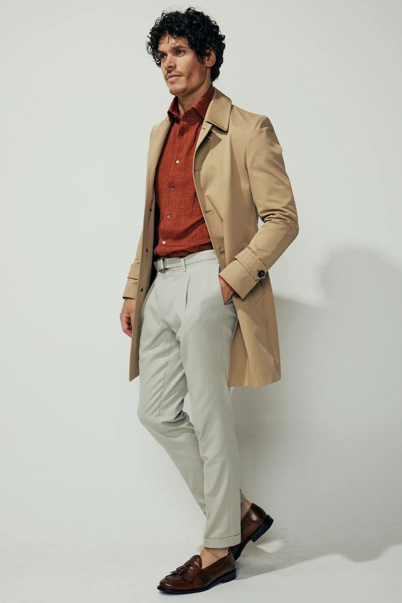 Spencer Car Coat Sand Tech Cotton