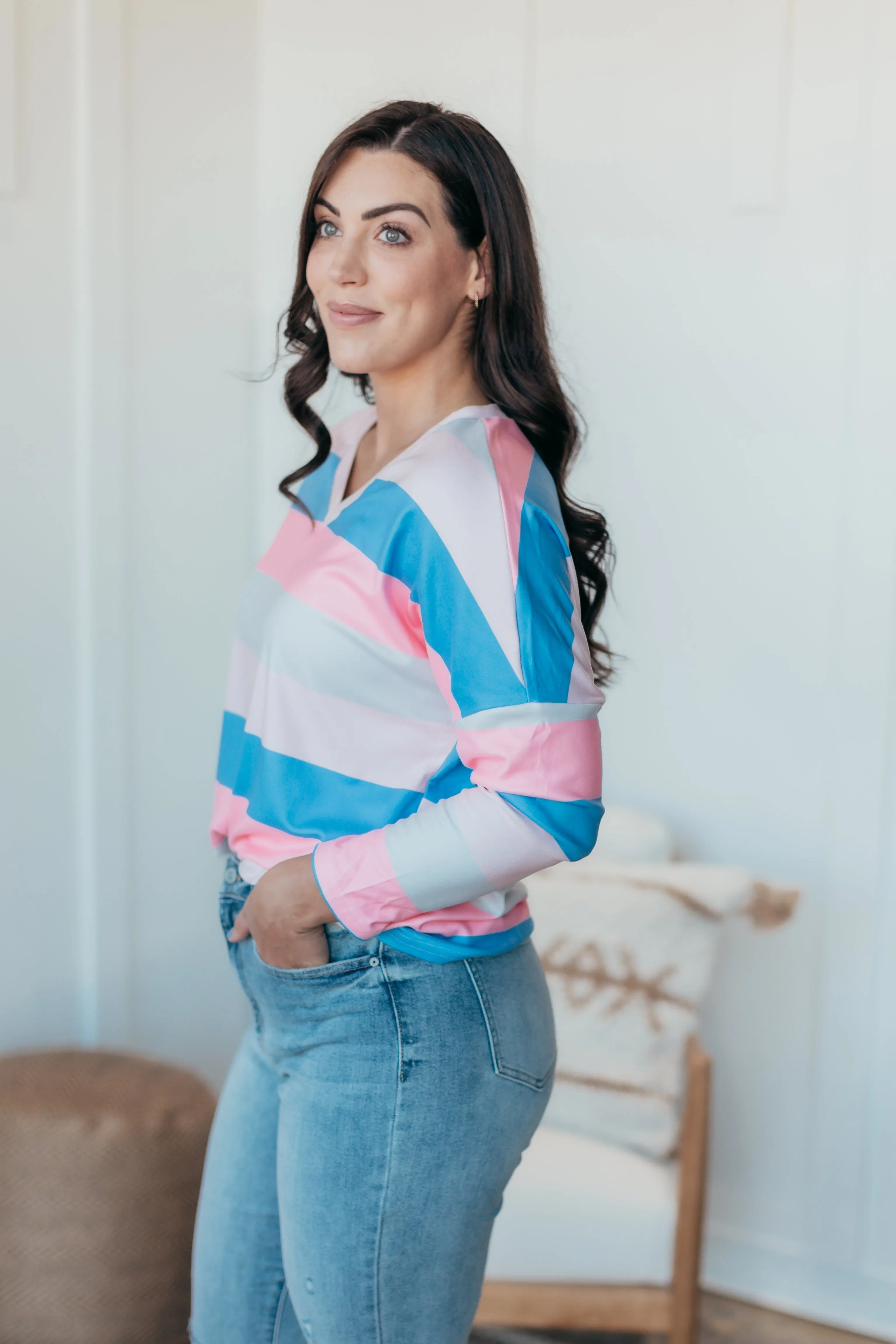 Sweet Day Striped Top