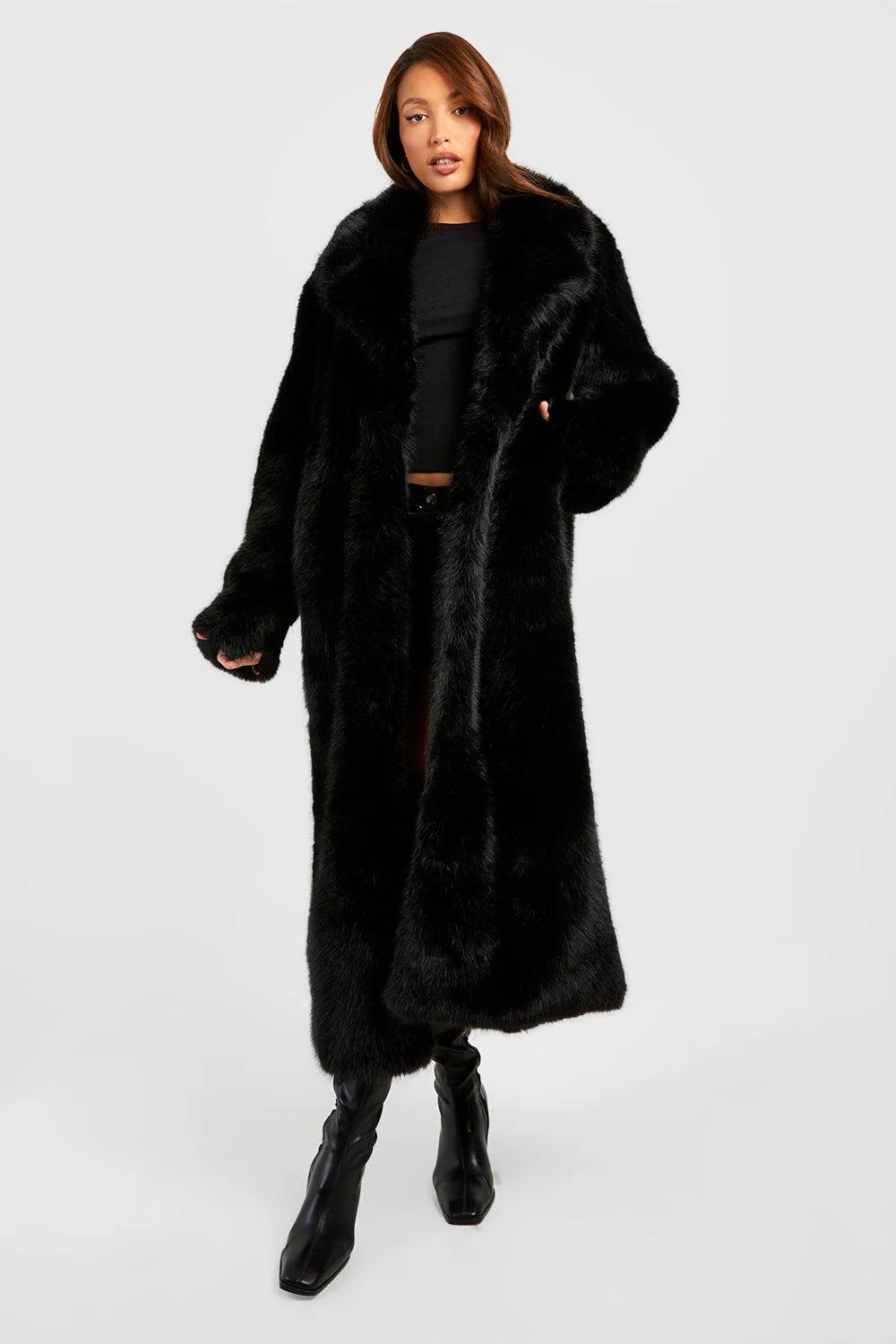 Tall Premium Faux Fur Maxi Coat