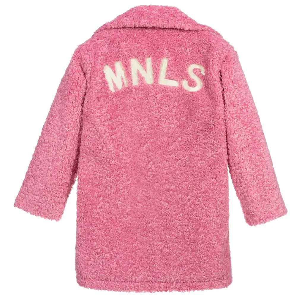 Teen Pink Teddy Coat