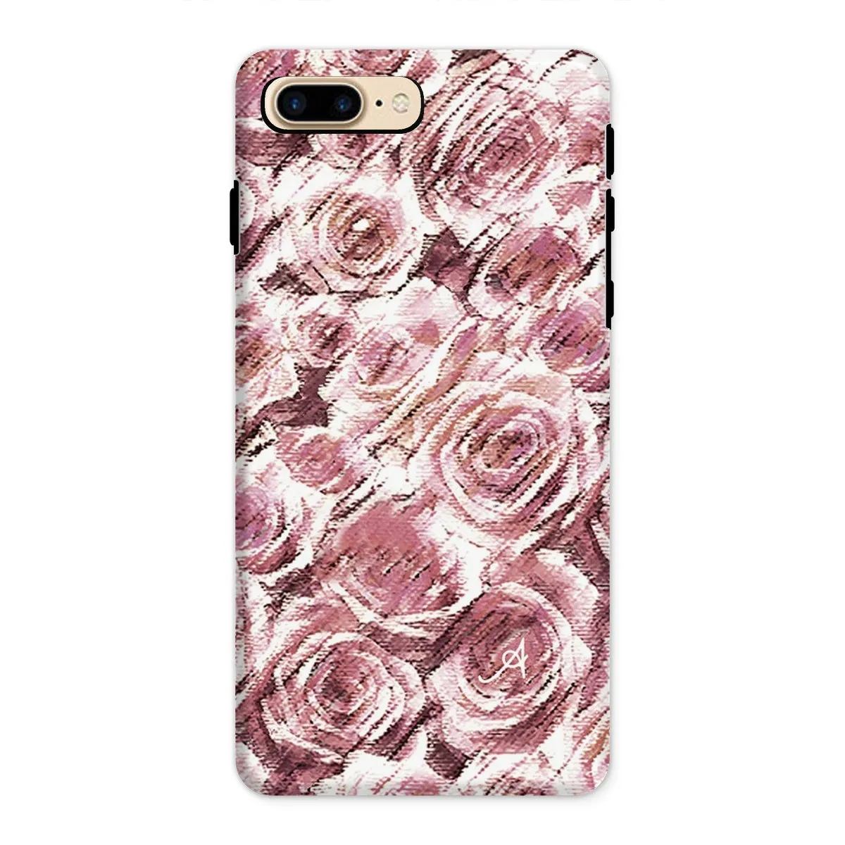 Textured Roses Dusky Pink Amanya Design Tough Phone Case