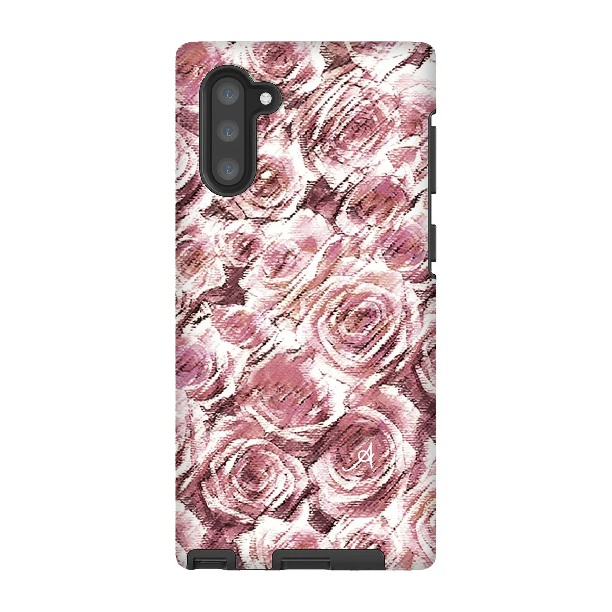 Textured Roses Dusky Pink Amanya Design Tough Phone Case