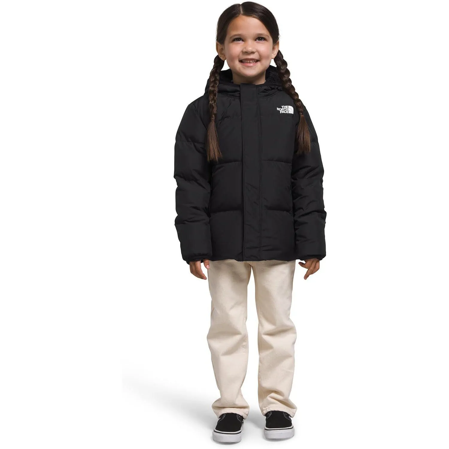 THE NORTH FACE Kids' North Down Hooded Jacket, TNF Black,6