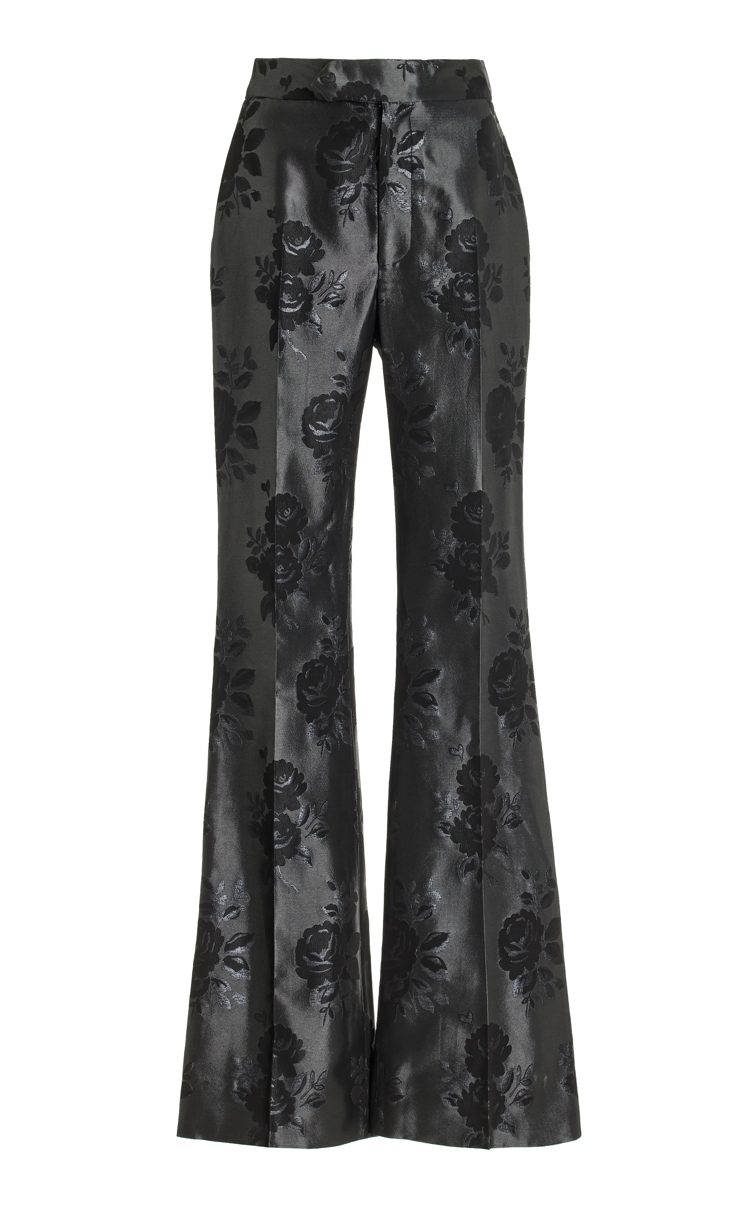 The Vampire's Wife The School Metallic Jacquard Flare Pants