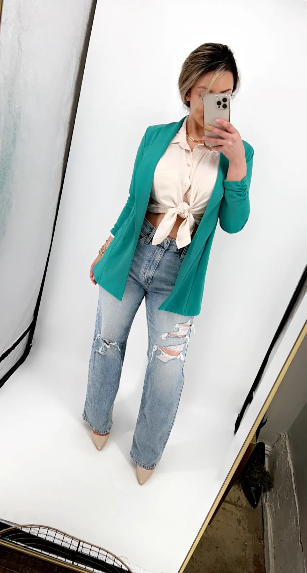 Tori Blazer - Jade: Shop now