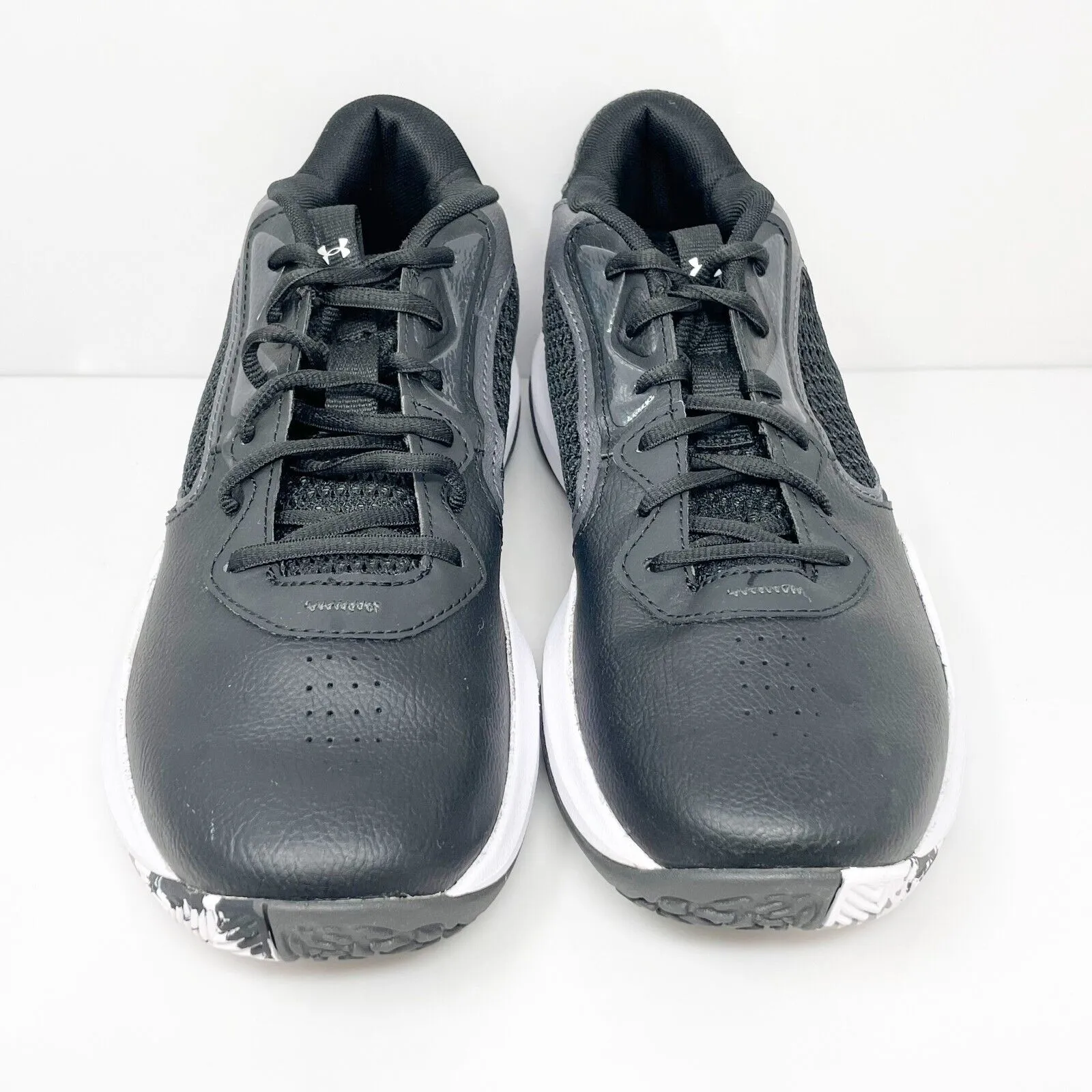 Under Armour Unisex Lockdown 6 3025616 Black Basketball Shoes Sneaker Sz M8 W9.5