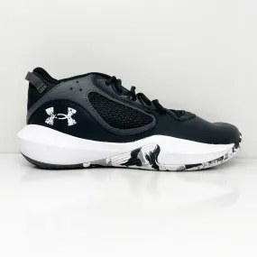 Under Armour Unisex Lockdown 6 3025616 Black Basketball Shoes Sneaker Sz M8 W9.5