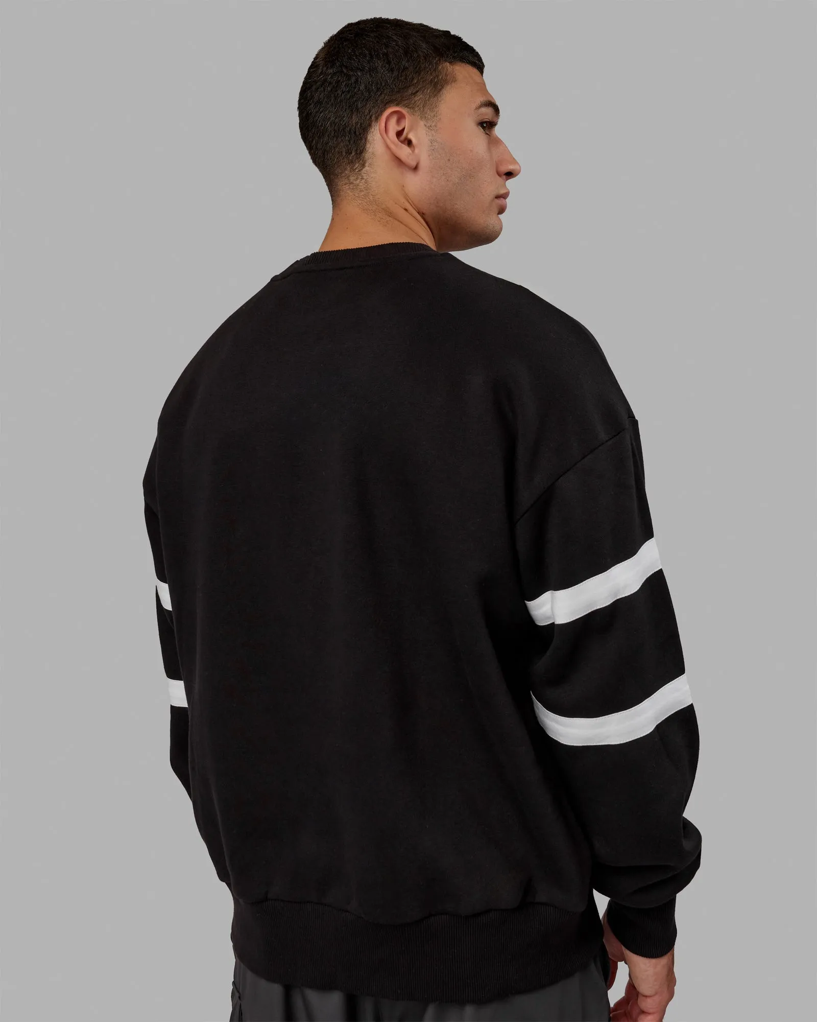 Unisex Collateral Sweater Oversize - Black-White