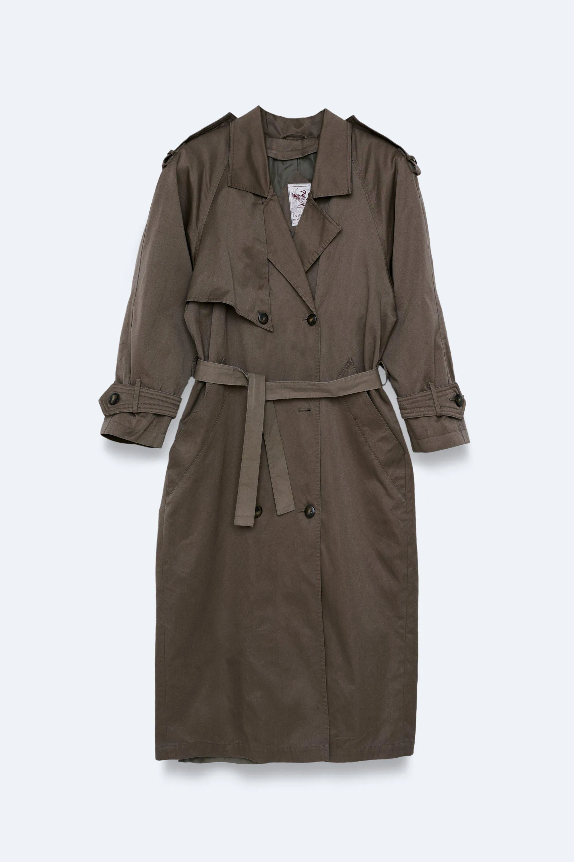 Vintage Belted Trench Coat