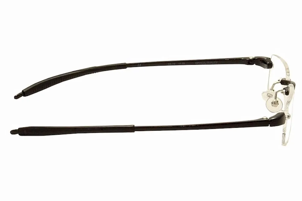 VisuaLites Vis1 Reading Glasses Men's Black Rimless +1.50