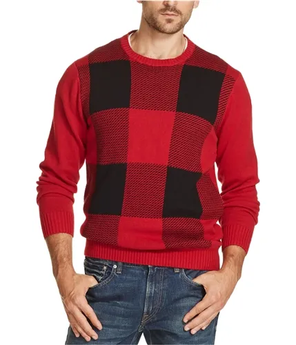 Weatherproof Mens Plaid Pullover Sweater