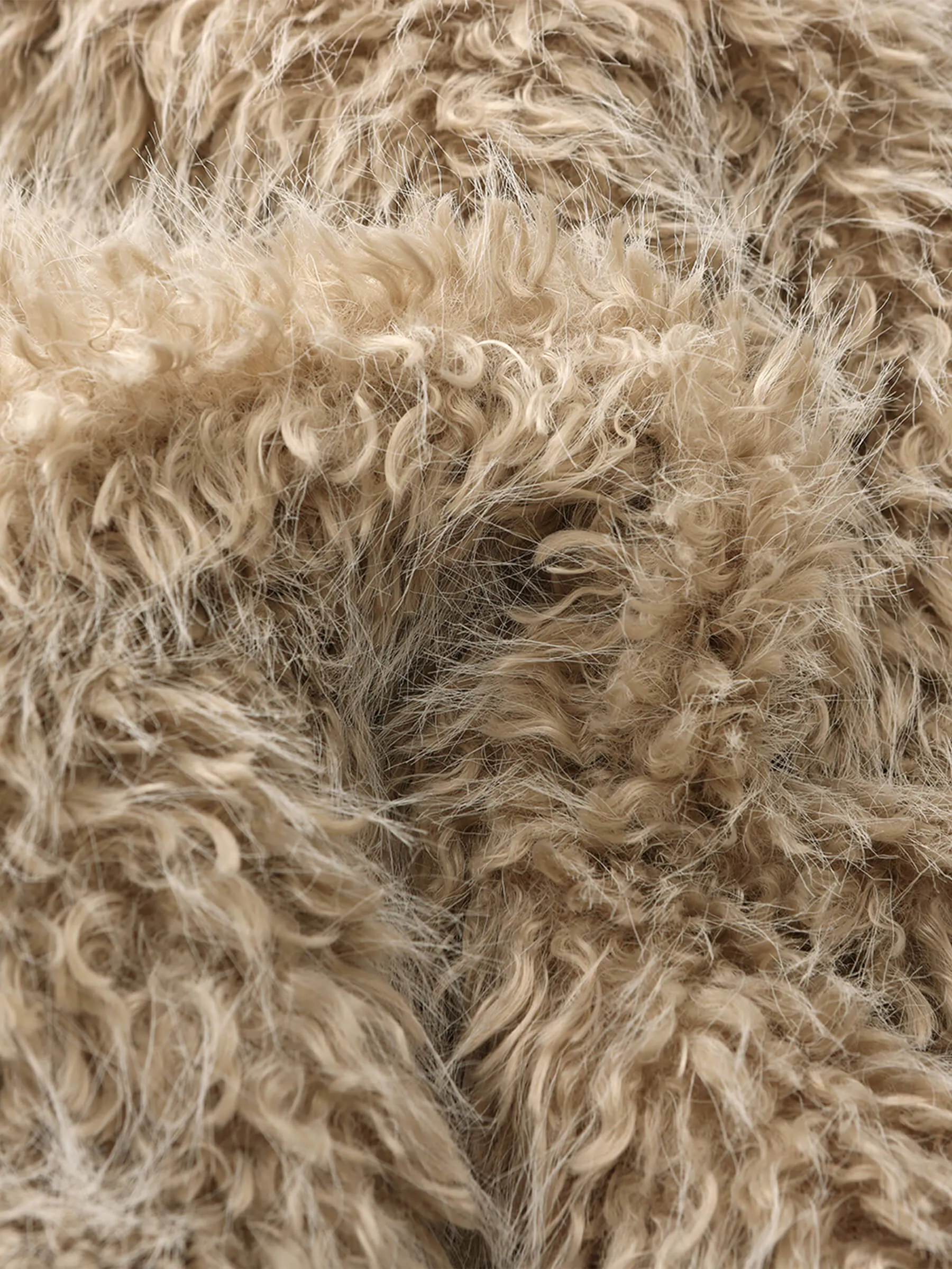 Wheat Faux Fur Monty Coat