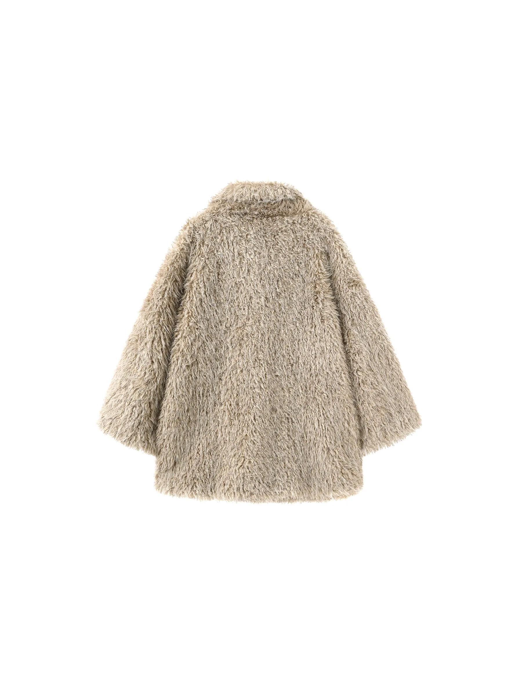 Wheat Faux Fur Monty Coat