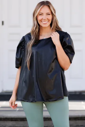 Whole Heart Top, Black