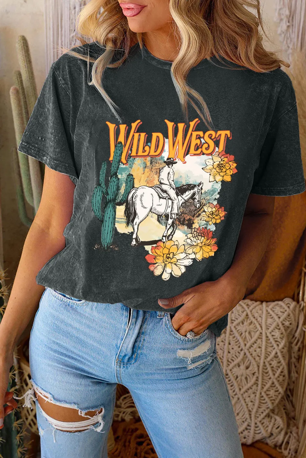 Wild West Graphic Tee- Restock! Ships 4/23.