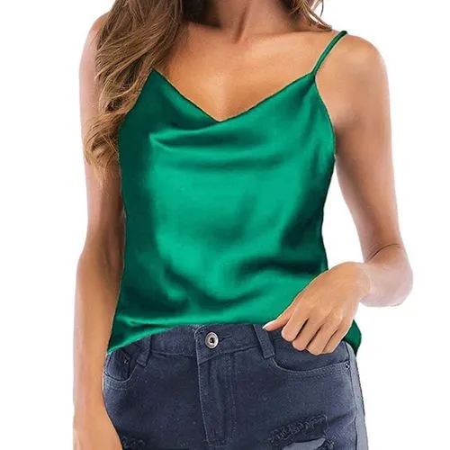 Women's Camisole Tank Tops Backless Sexy Solid Color