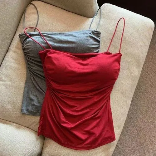 Women's Camisole Tank Tops Streetwear Solid Color