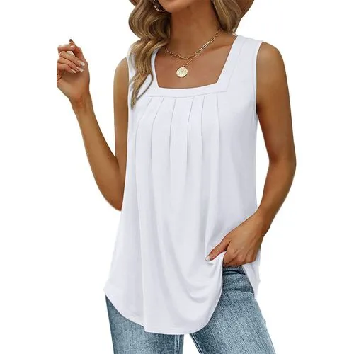 Women's Racerback Tank Tops Tank Tops Casual Solid Color