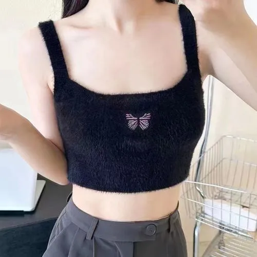 Women's Racerback Tank Tops Tank Tops Embroidery Fashion Butterfly