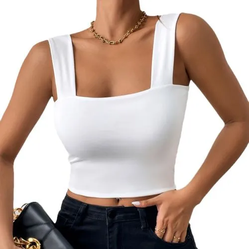 Women's Vest Tank Tops Simple Style Solid Color