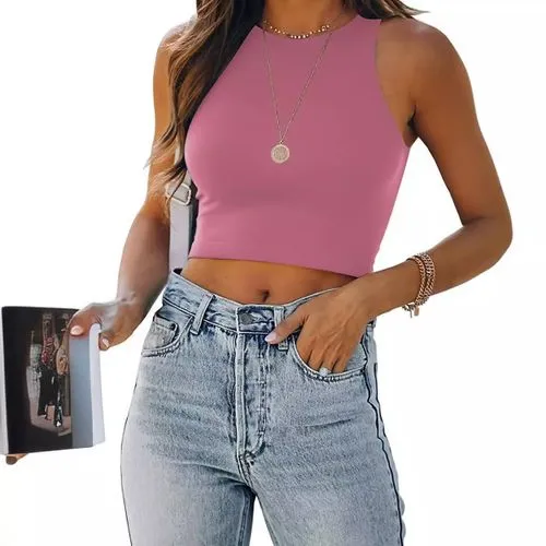 Women's Vest Tank Tops Streetwear Solid Color