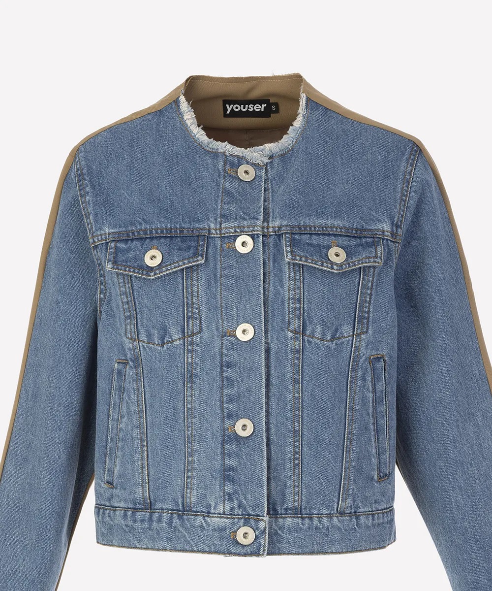 YOUSER hybrid denim jacket 