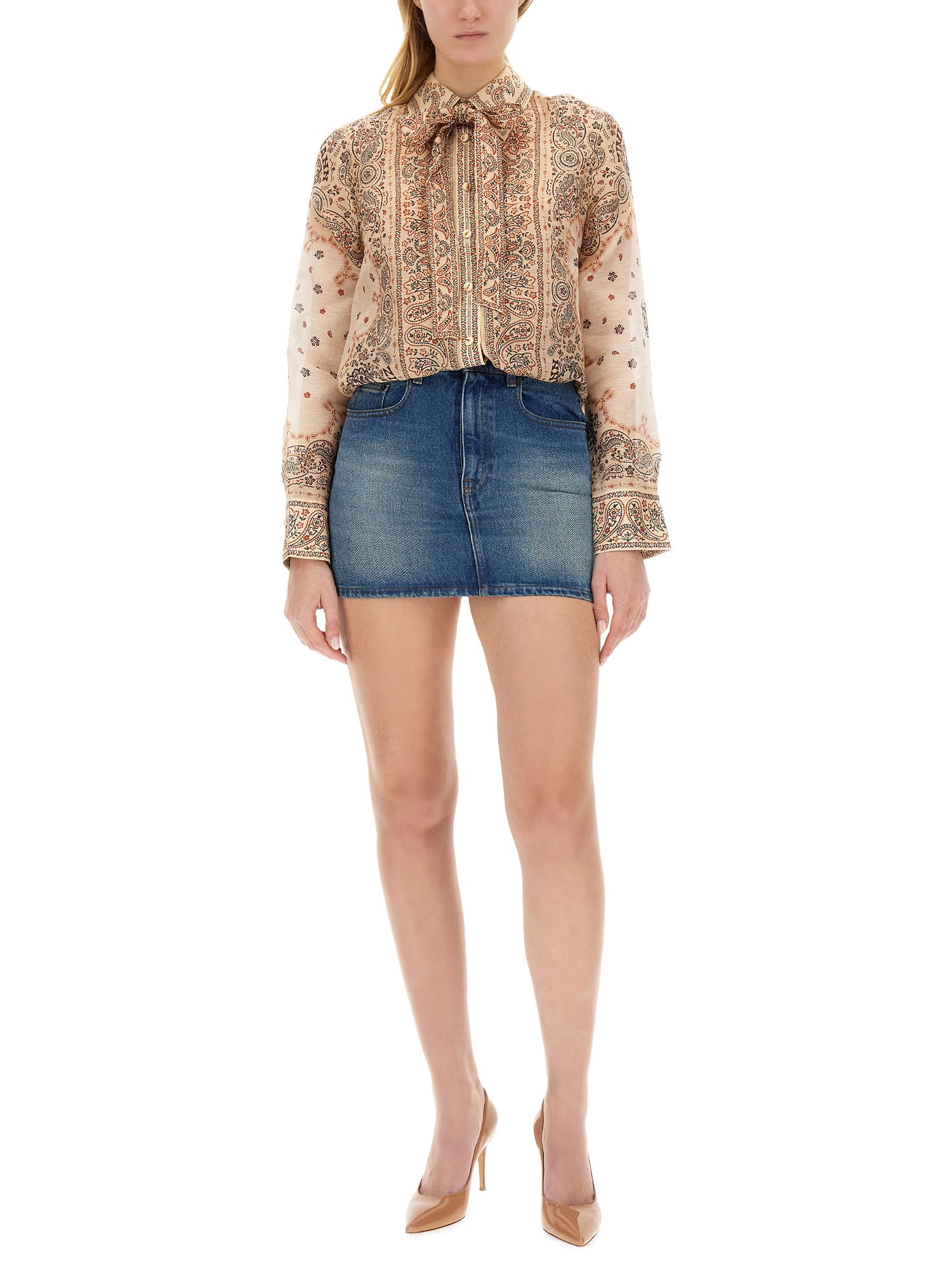 ZIMMERMANN    SILK BLEND BLOUSE