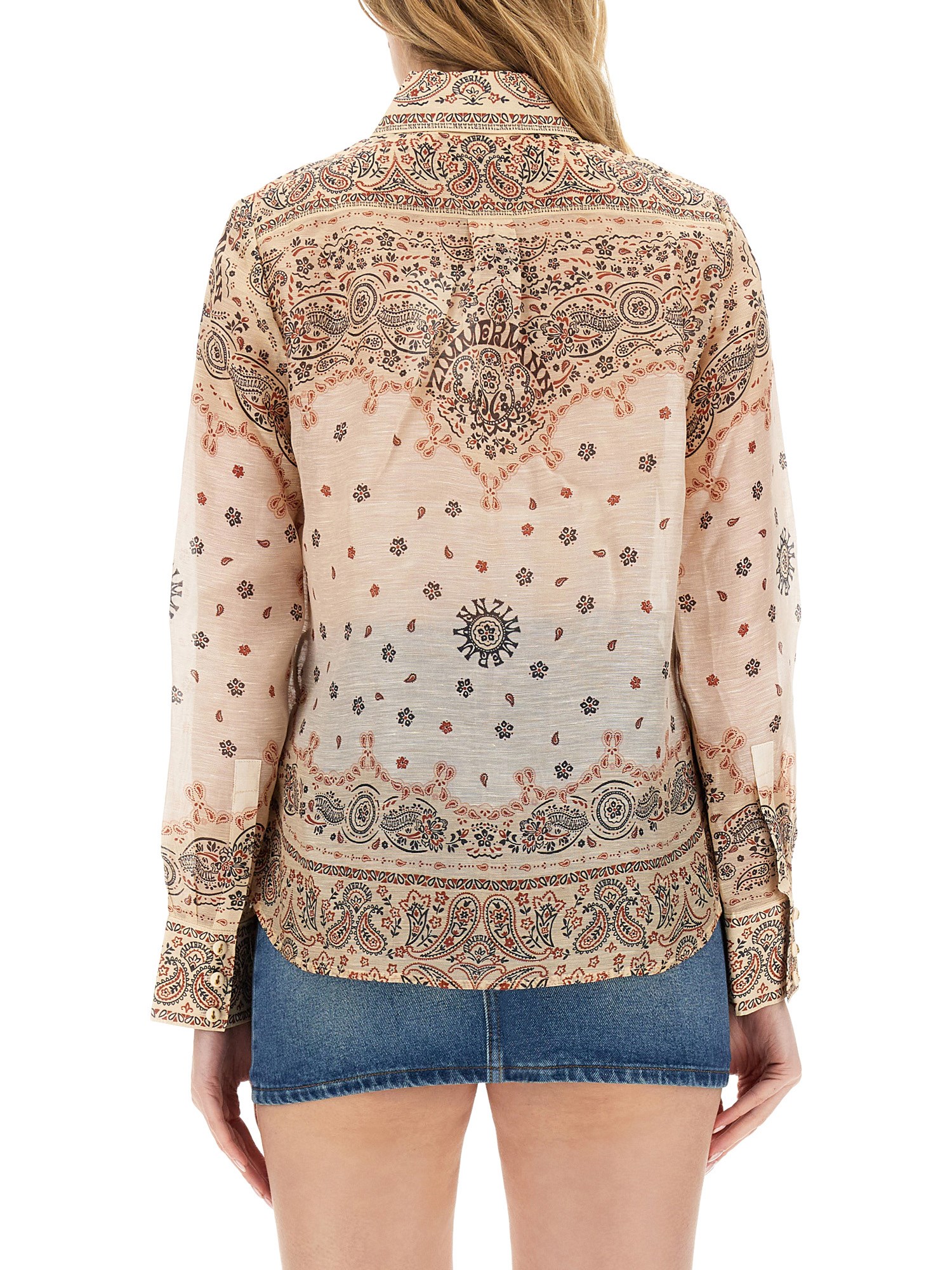 ZIMMERMANN    SILK BLEND BLOUSE